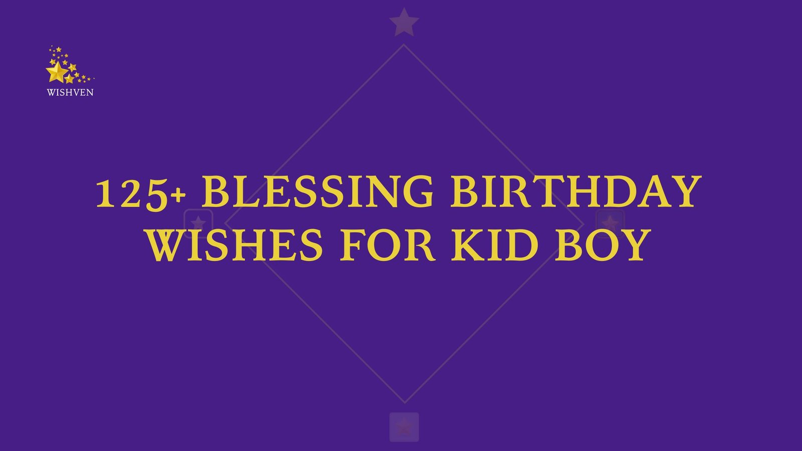 Blessing Birthday Wishes for Kid Boy