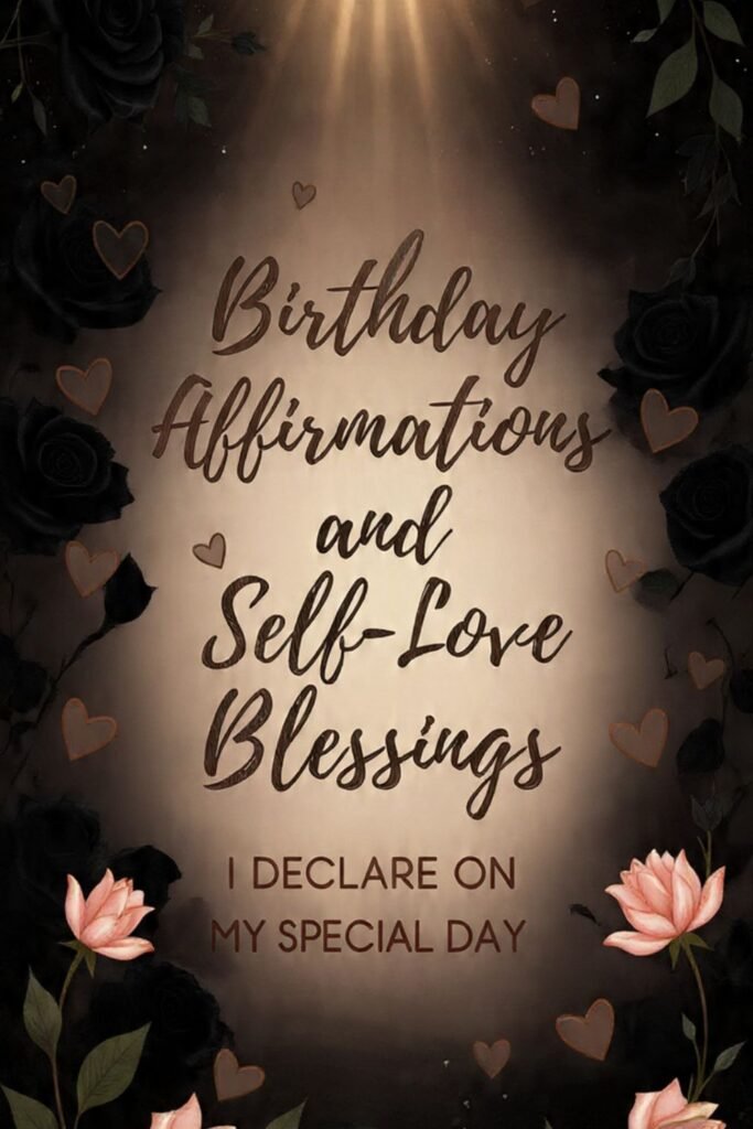 Birthday Affirmations and Self-Love Blessings I Declare on My Special Day