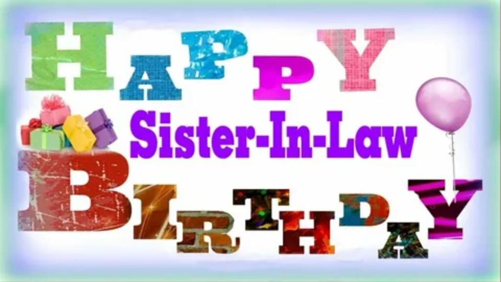 birthday wish for sister in law