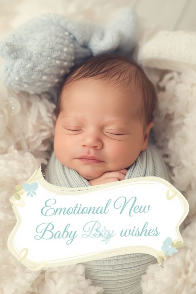 Emotional New Baby Boy Wishes