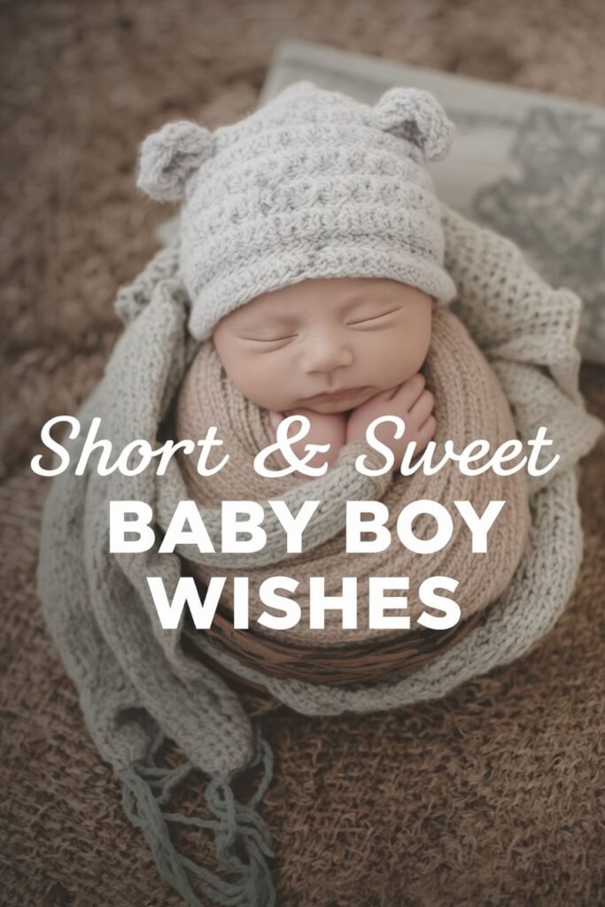 Short & Sweet Baby Boy Wishes