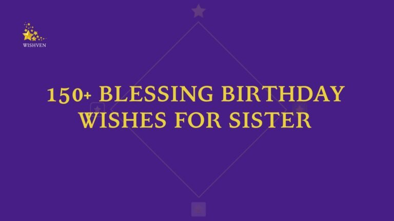 Blessing Birthday Wishes for Sister
