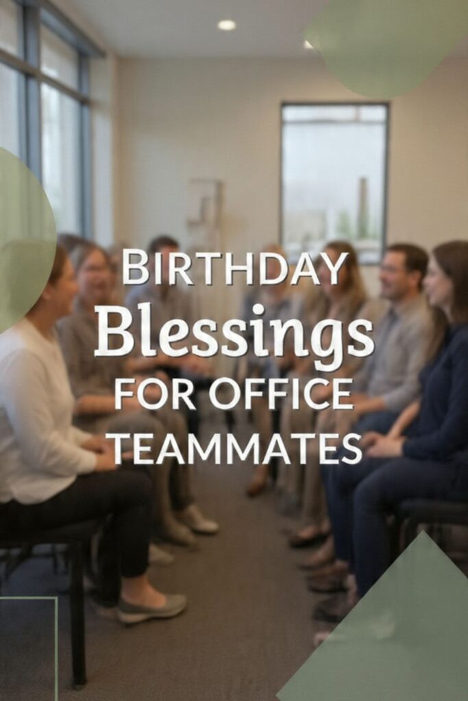 Birthday Blessings for Office Teammates