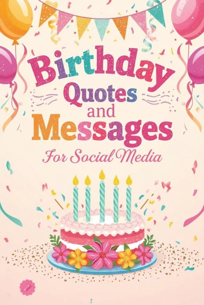 Birthday Quotes and Messages for Social Media