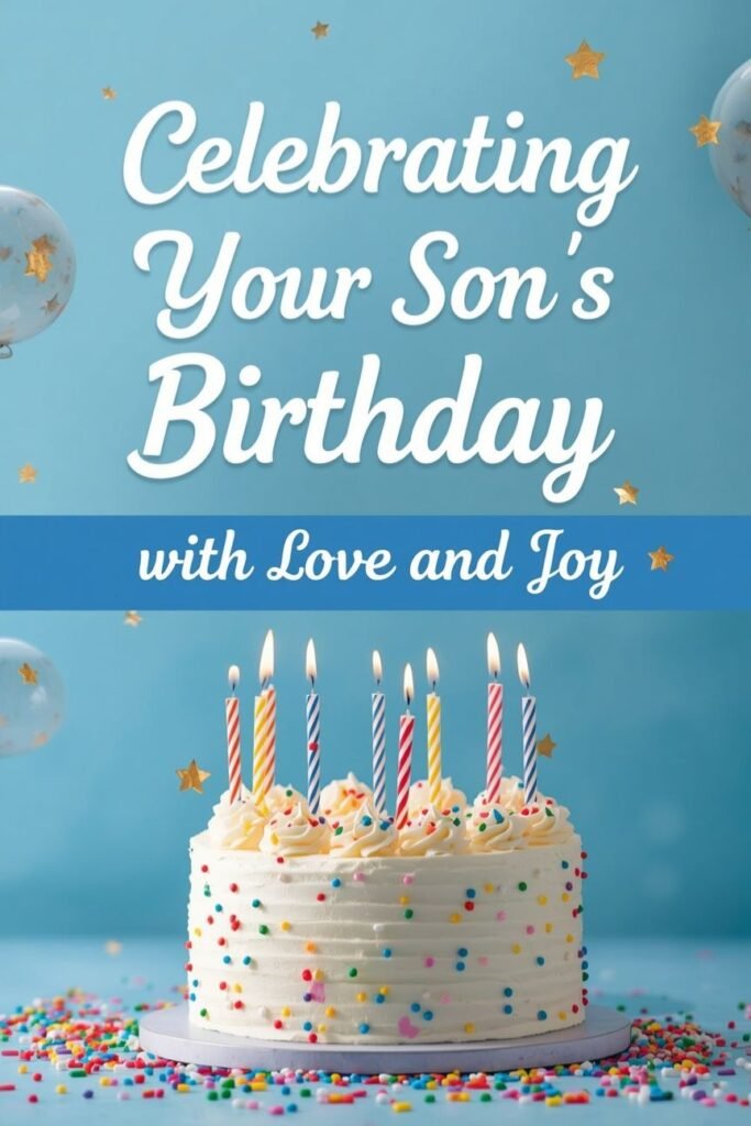 Celebrating Your Son’s Birthday with Love and Joy