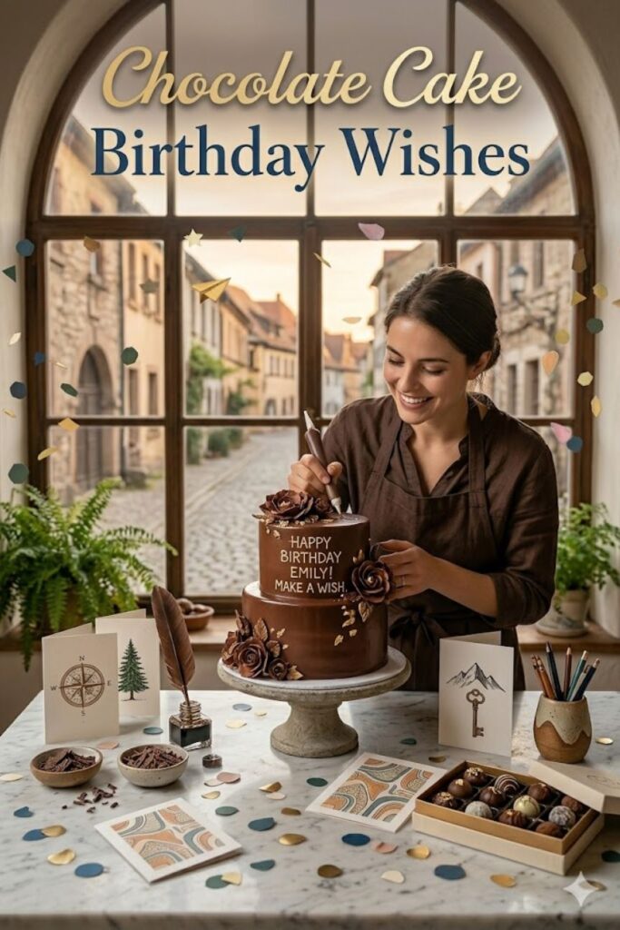 Chocolate Cake Birthday Wishes