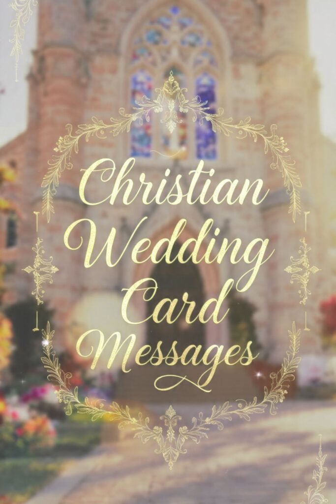 Christian Wedding Card Messages