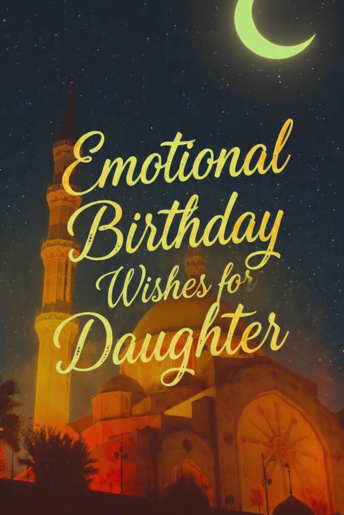Emotional Birthday Wishes for a Daughter
