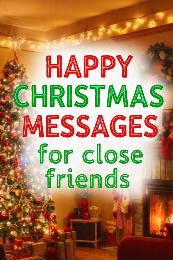 Happy Christmas Messages for Close Friends