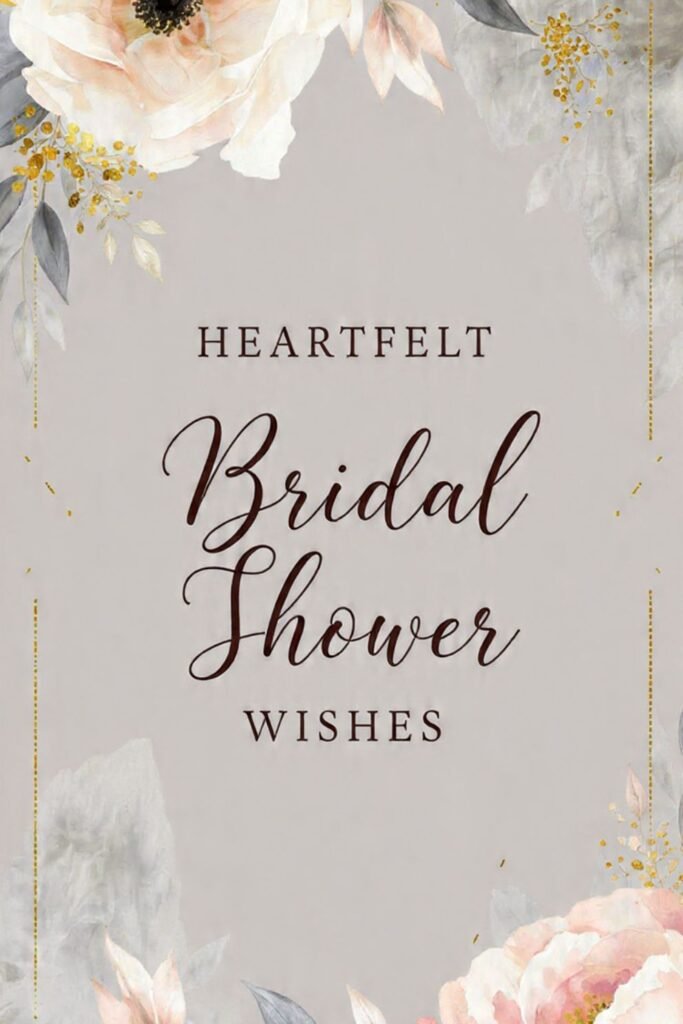 Heartfelt Bridal Shower Wishes