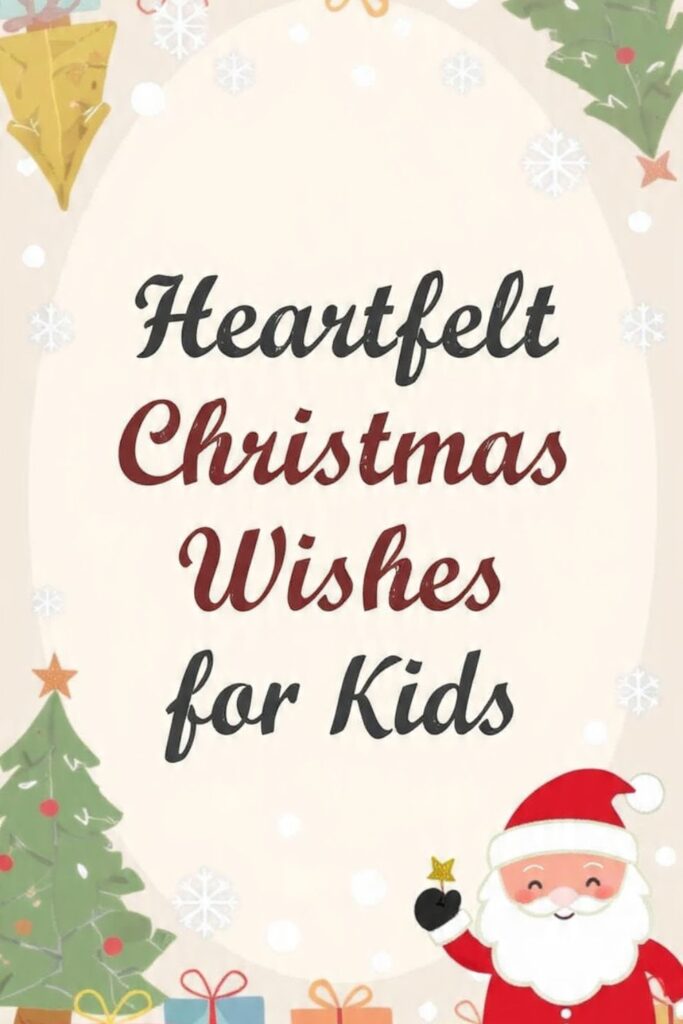 Heartfelt Christmas Wishes for Kids