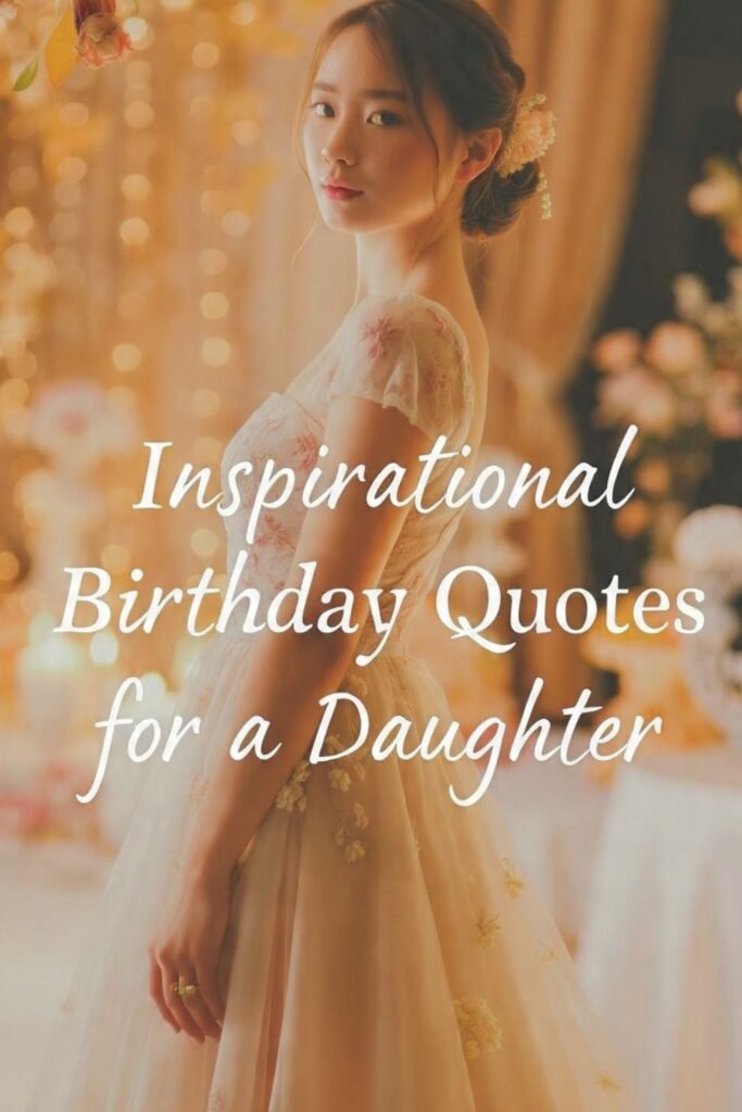 Inspirational Birthday Quotes for a Daughter
