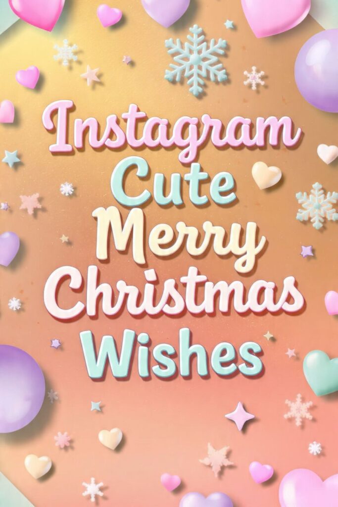 Instagram Cute Merry Christmas Wishes