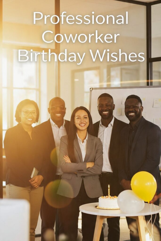 Professional Coworker Birthday Wishes