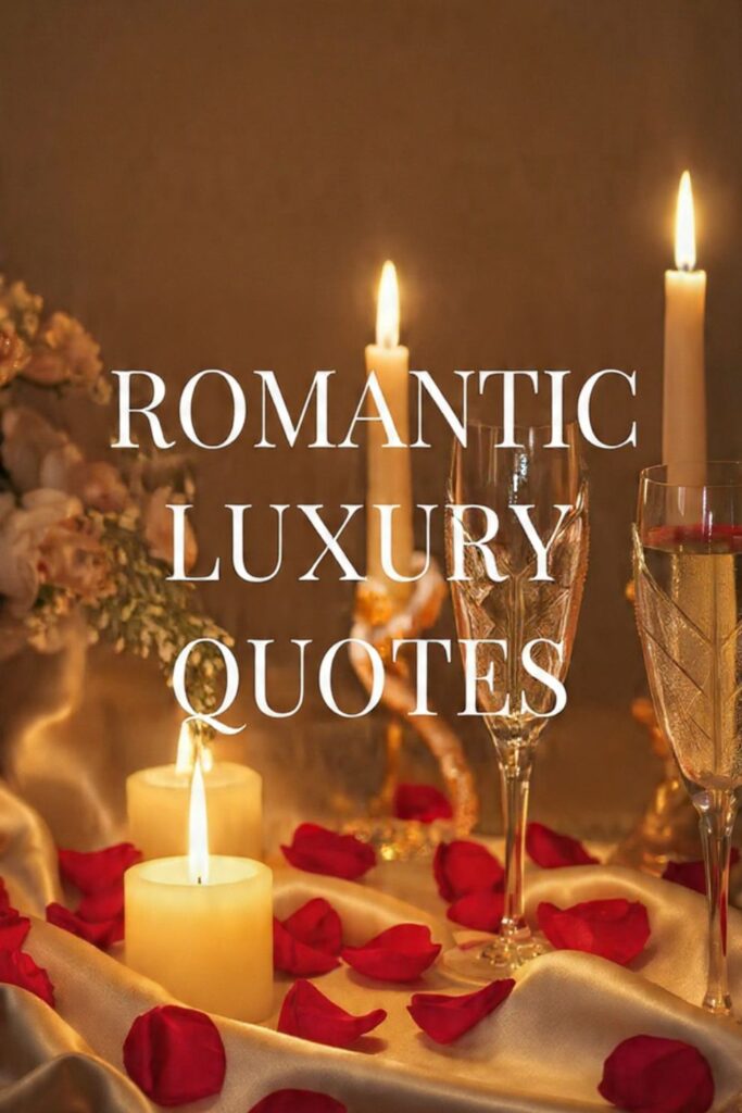 Romantic Luxury Quotes