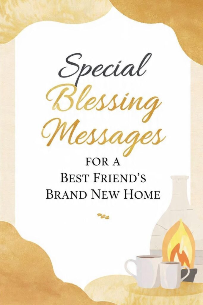 Special Blessing Messages for a Best Friend's Brand New Home