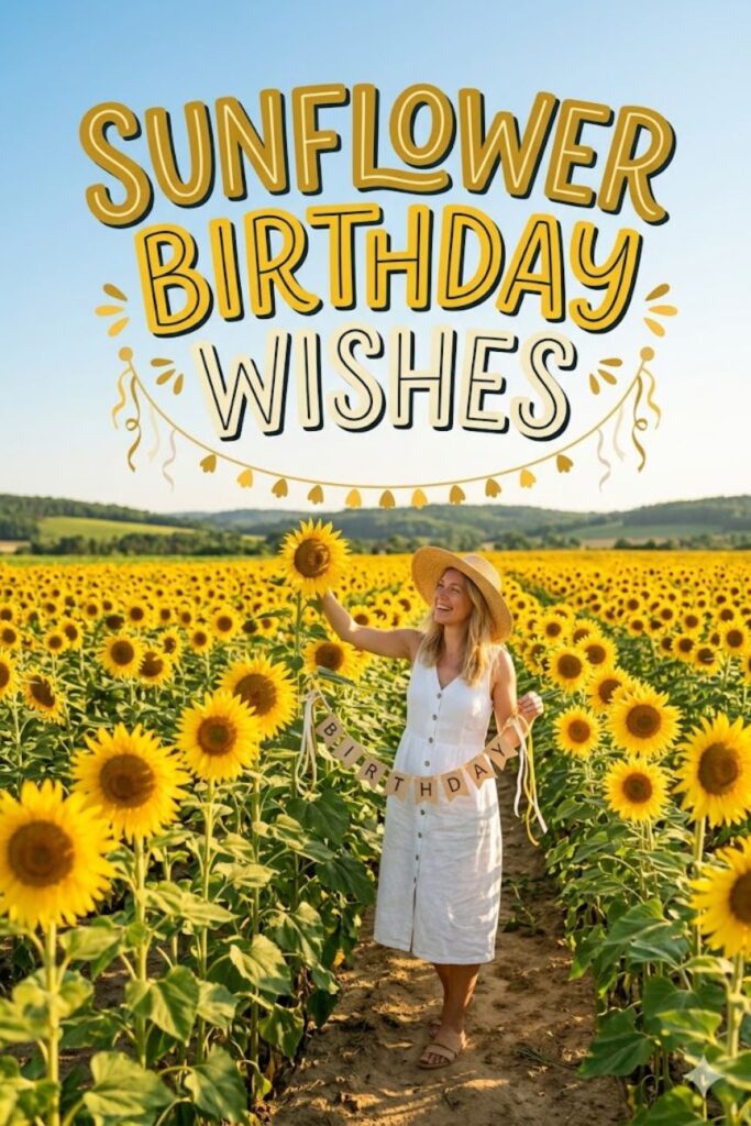 Sunflower Birthday Wishes