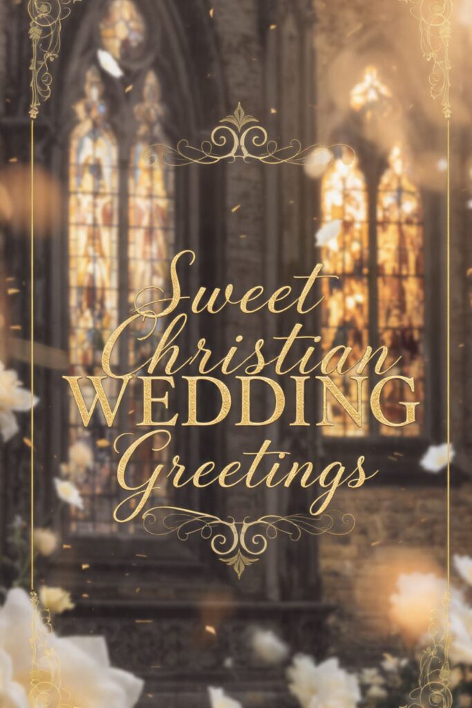 Sweet Christian Wedding Greetings