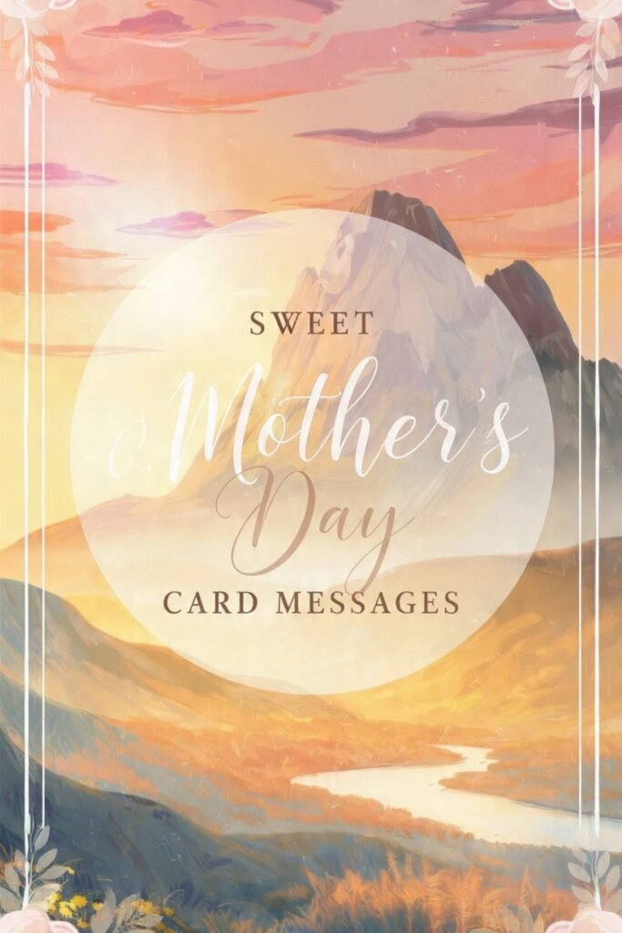 Sweet Mothers Day Card Messages