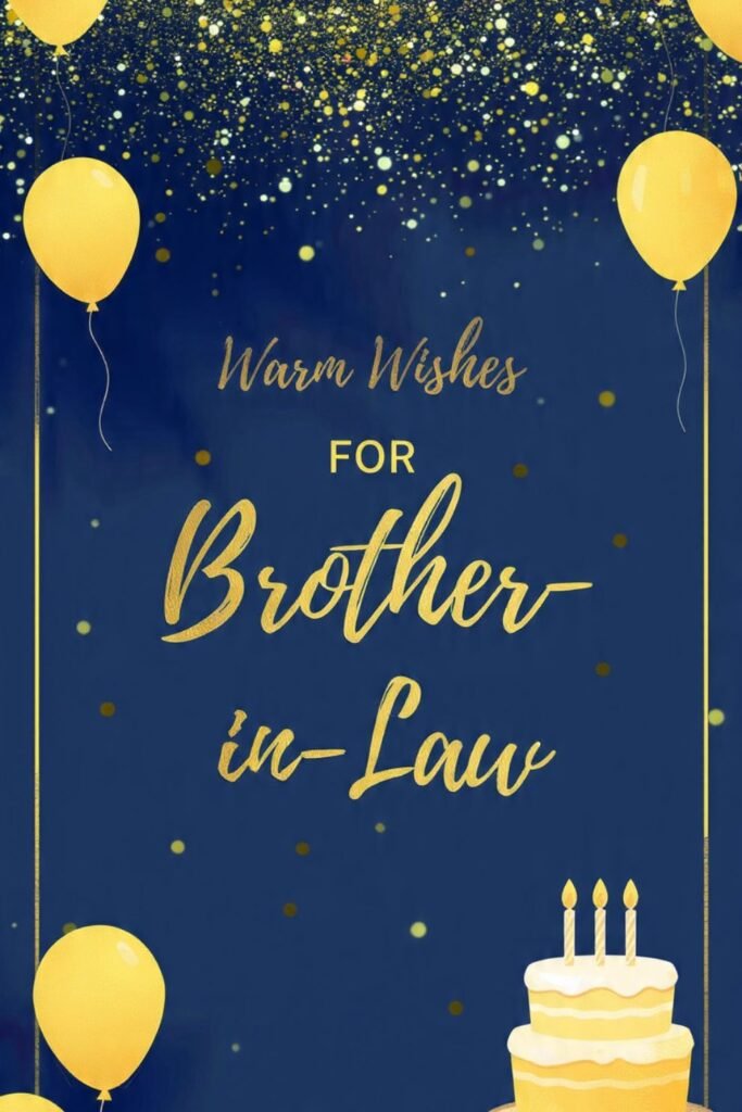 Warm Wishes for Brother in Law