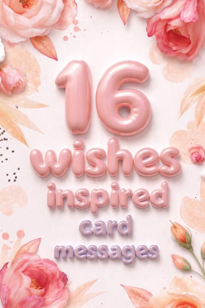 16 Wishes Inspired Card Messages