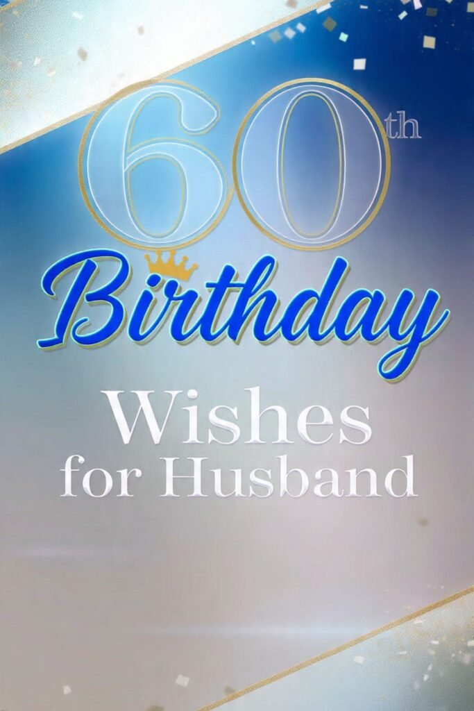 60th Birthday Wishes for Husband