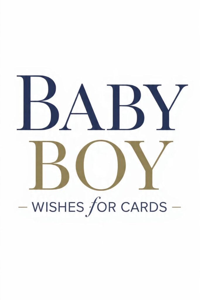 Baby Boy Wishes for Cards