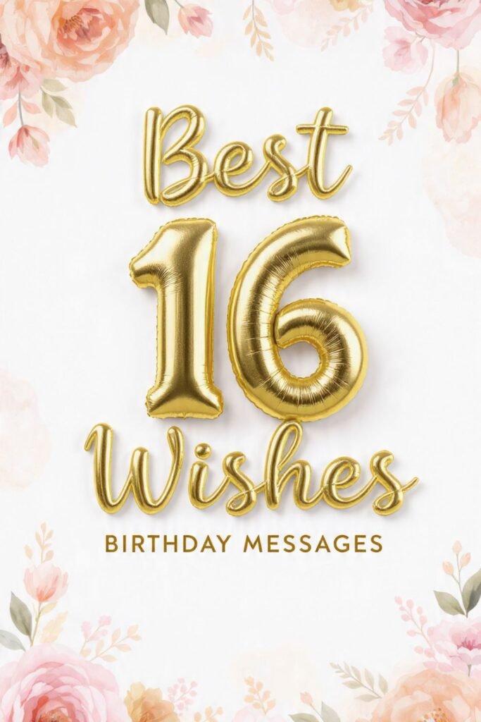 Best 16 Wishes Birthday Messages