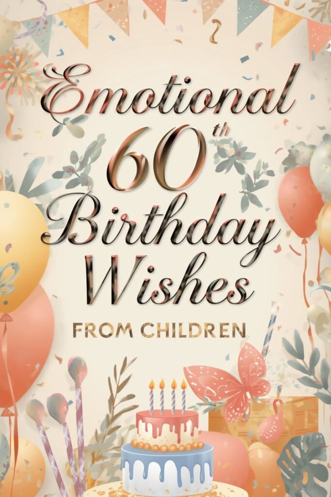 Emotional 60th Birthday Wishes from Children