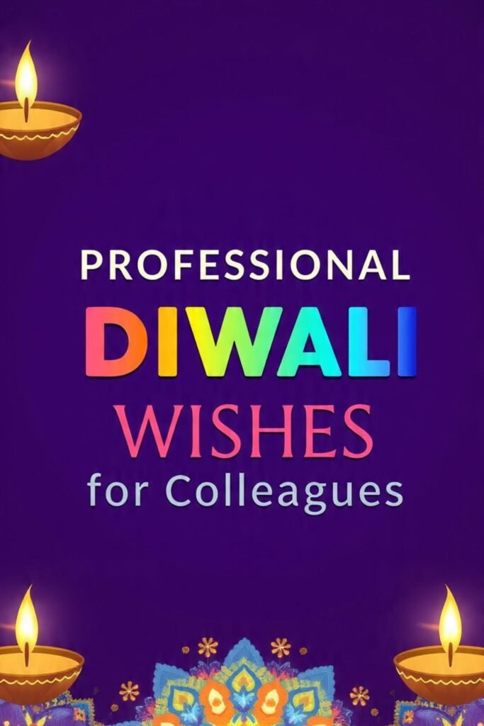 Professional Diwali Wishes for Colleagues