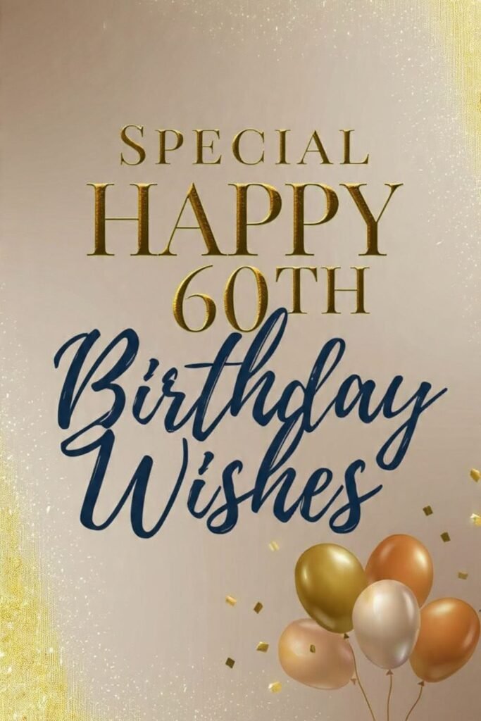 Special Happy 60th Birthday Wishes