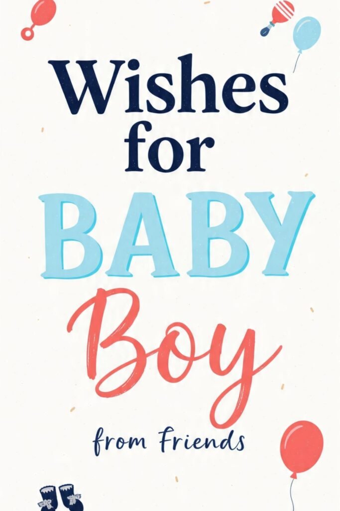 Wishes for Baby Boy from Friends