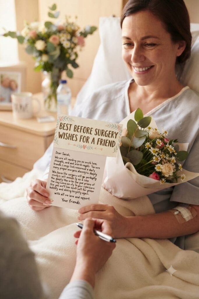 Best Before Surgery Wishes for a Friend