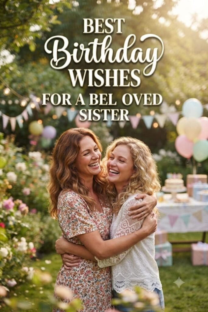 Best Birthday Wishes for a Beloved Sister