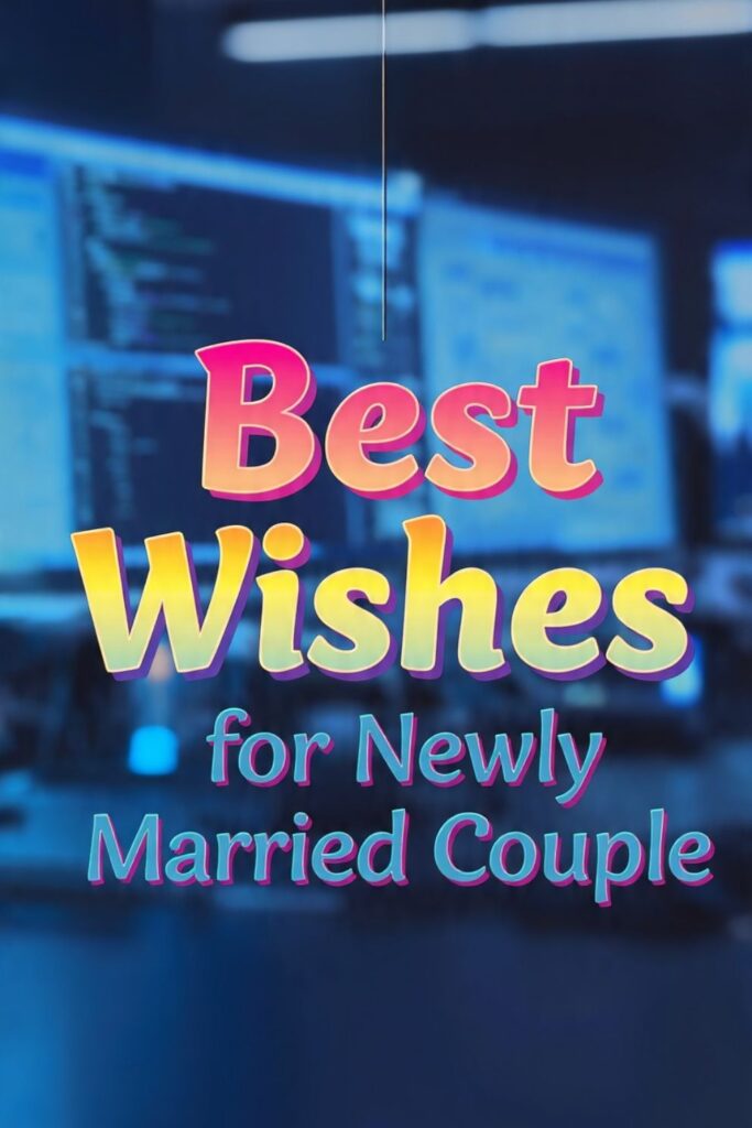 Best Wishes for Newly Married Couple