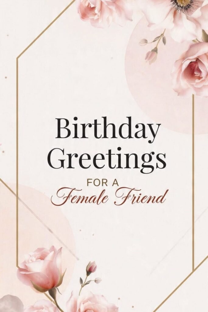 Birthday Greetings for a Female Friend