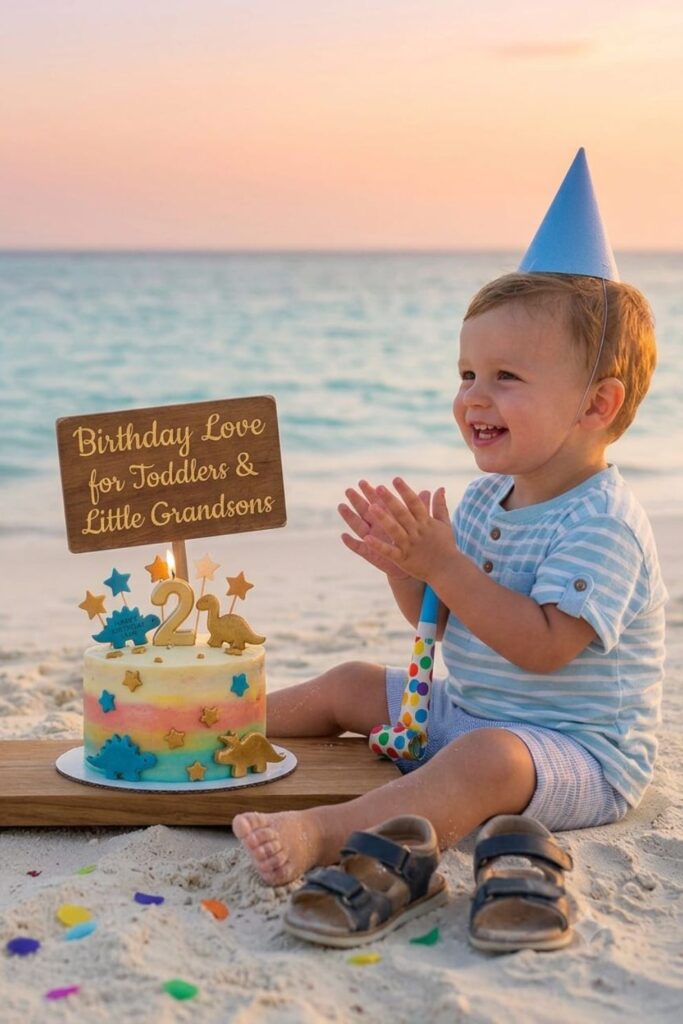Birthday Love for Toddlers & Little Grandsons