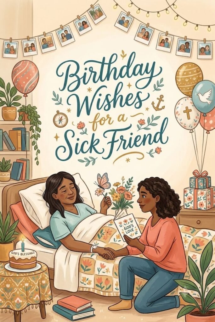 Birthday wishes for a sick friend