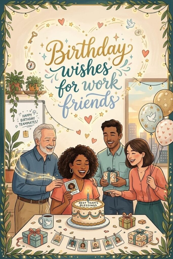 Birthday wishes for work friends