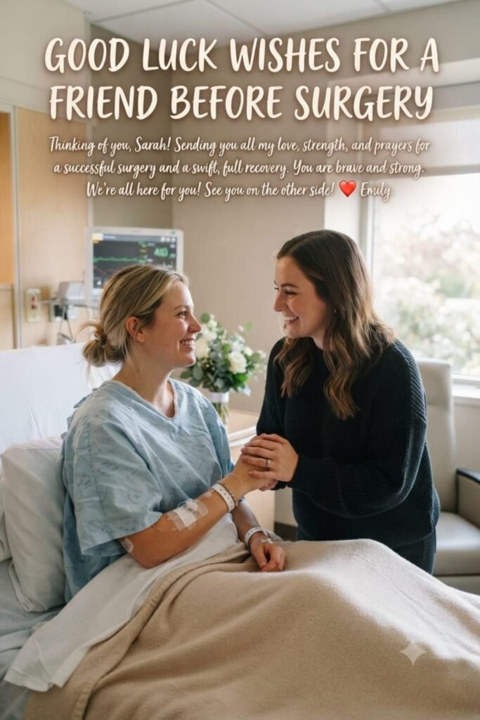 Good Luck Wishes for a Friend Before Surgery
