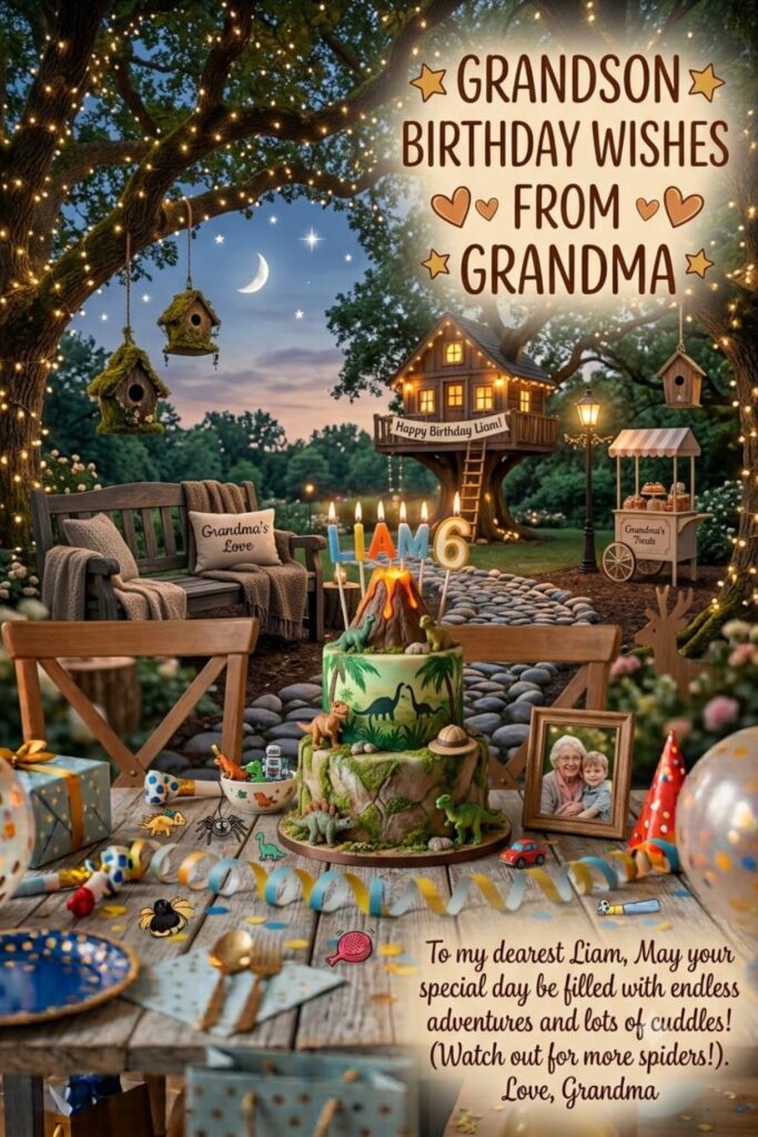 Grandson Birthday Wishes from Grandma