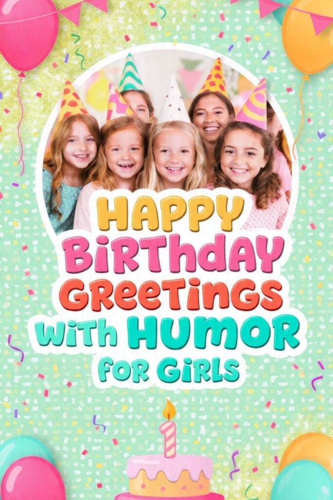 Happy Birthday Greetings with Humor for Girls