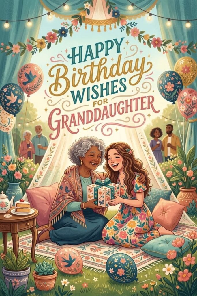 Happy Birthday Wishes for Granddaughter