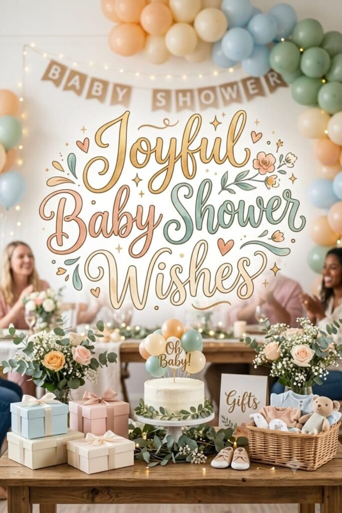 Joyful Baby Shower Wishes