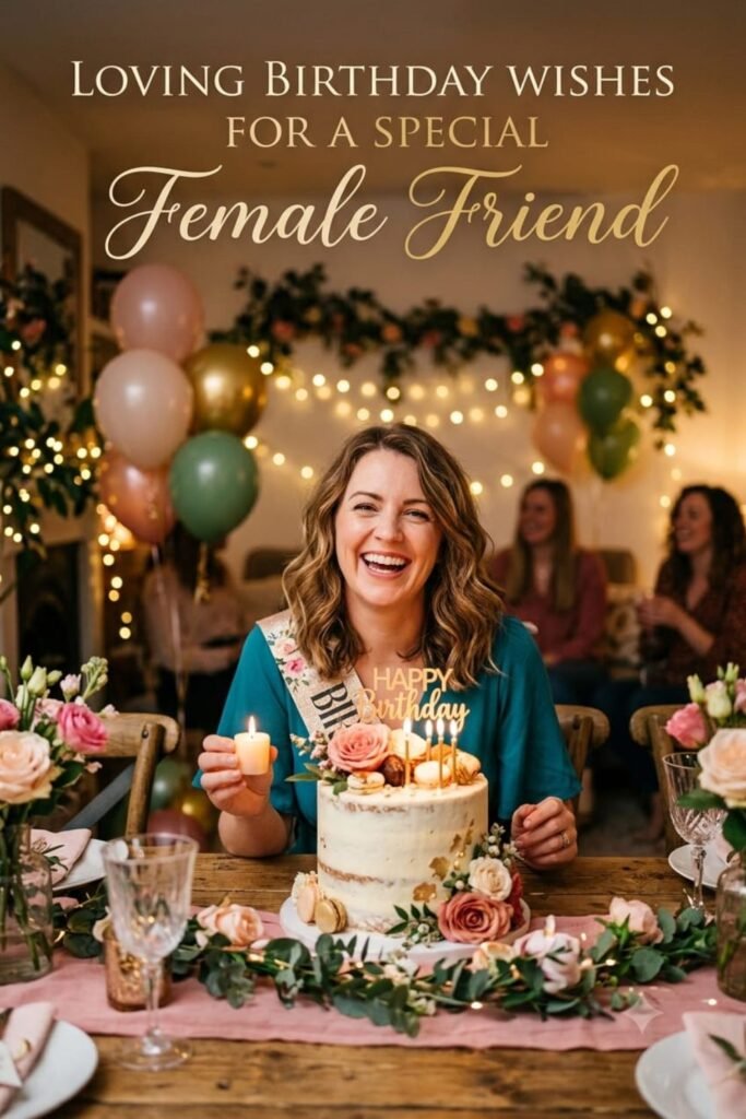 Loving Birthday Wishes for a Special Female Friend