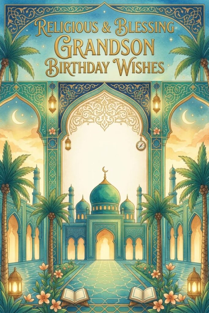 Religious & Blessing Grandson Birthday Wishes