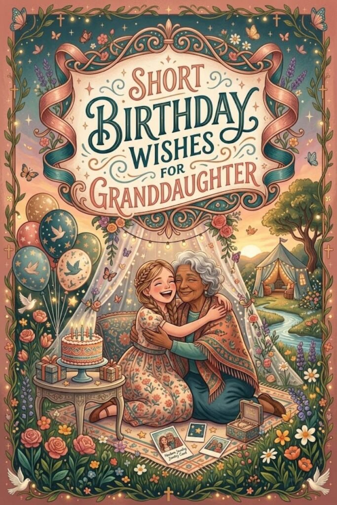 Short Birthday Wishes for Granddaughter