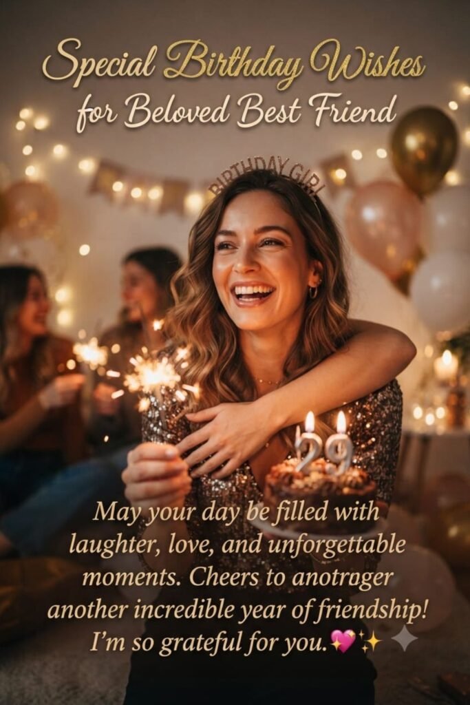 Special Birthday Wishes for Beloved Best Friend