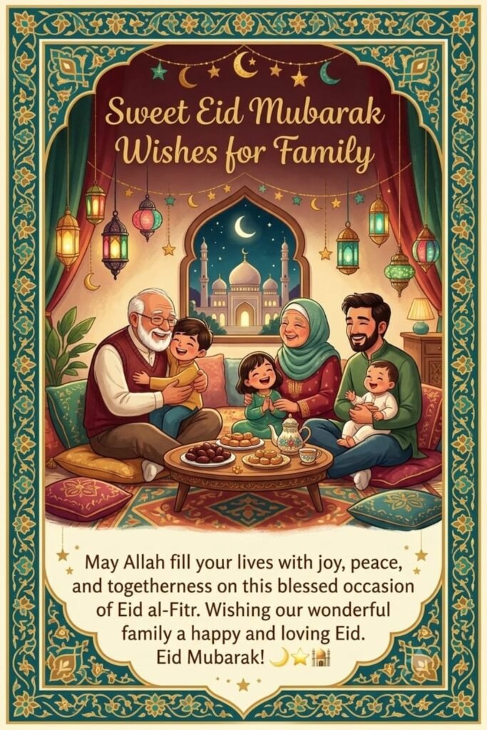 Sweet Eid Mubarak Wishes for Family