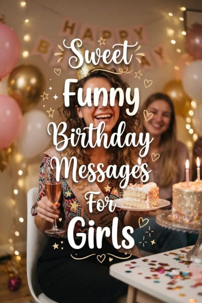 Sweet Funny Birthday Messages for Girls